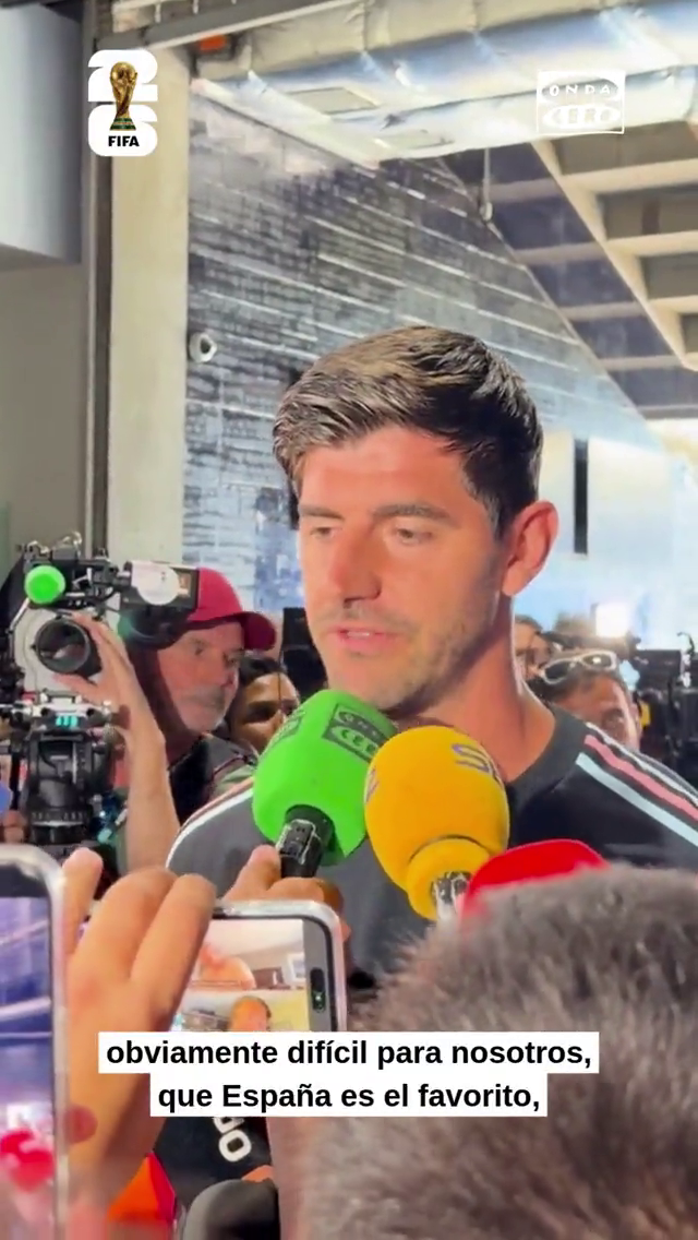 Thibaut Courtois, en Onda Cero, ante el partido contra España: "Intentaremos ganar, pero es una tarea muy difícil" Thibaut Courtois, en Onda Cero, ante el partido contra España: "Intentaremos ganar, pero es una tarea muy difícil"