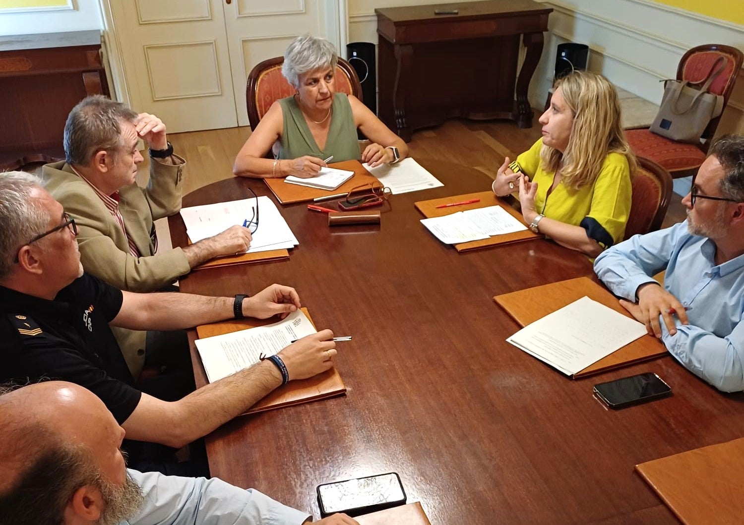 La Subdelegación acoge la reunión del Grupo de Trabajo Provincial para la cooperación entre la Inspección de Trabajo y las FCSE La Subdelegación acoge la reunión del Grupo de Trabajo Provincial para la cooperación entre la Inspección de Trabajo y las FCSE