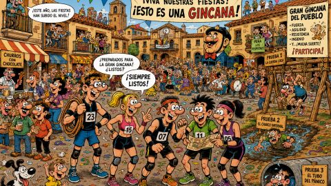 &iquest;Fiestas de pueblo o gincana?
