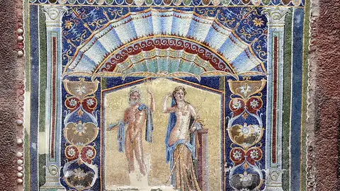 Herculano. Casa del Mosaico de Neptuno y Anfitrite. Herculano. Casa del Mosaico de Neptuno y Anfitrite.