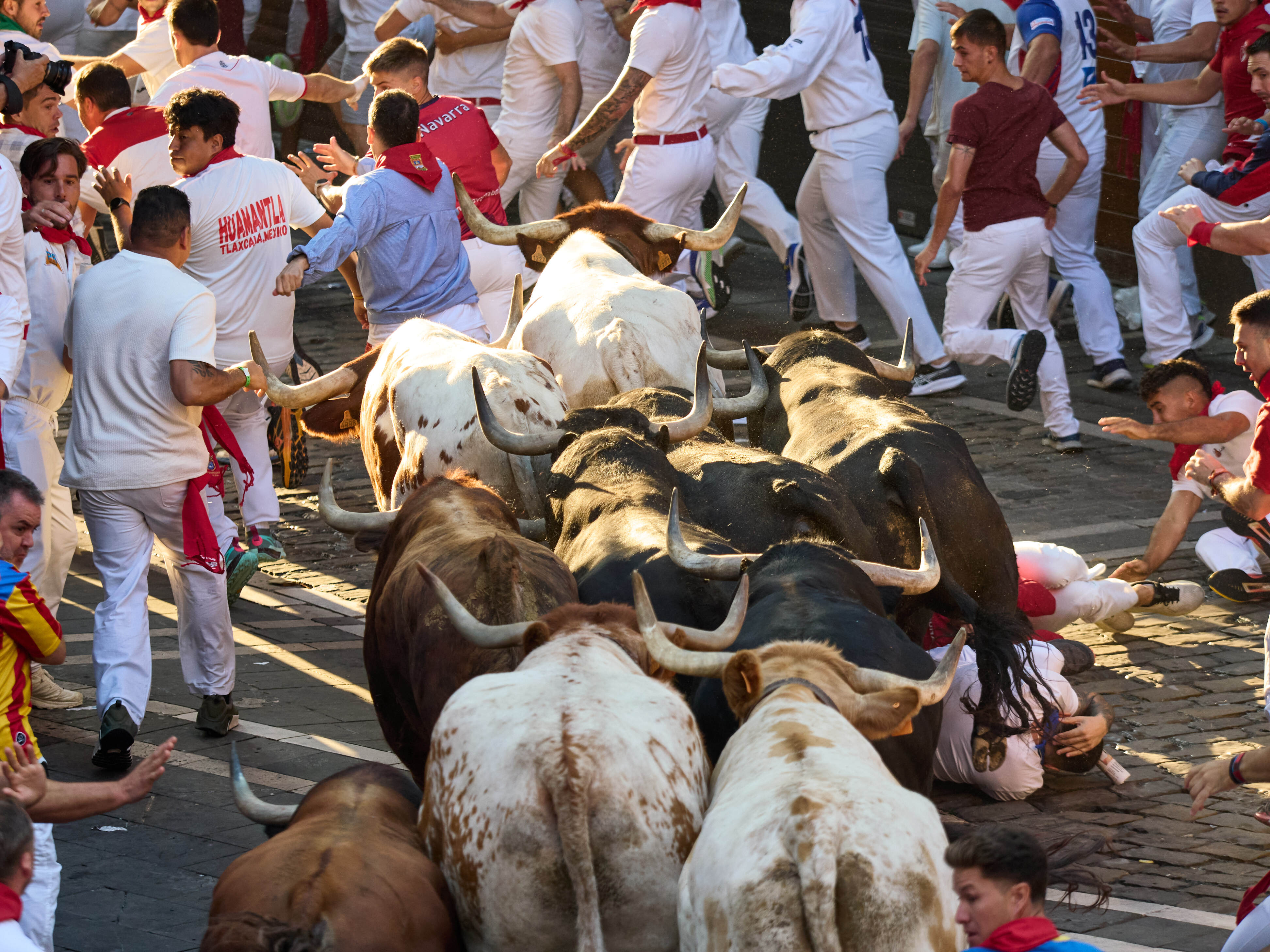 Dos castellonenses, trasladados al hospital tras el tercer encierro de Sanfermines Dos castellonenses, trasladados al hospital tras el tercer encierro de Sanfermines