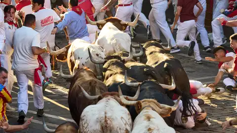 Tercer encierro de los Sanfermines de 2026 Tercer encierro de los Sanfermines de 2026/ Eduardo Sanz / Europa Press