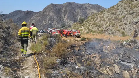 El incendio de Castillonroy ya ha calcinado 400 hectáreas Los efectivos siguen trabajando para controlar el incendio