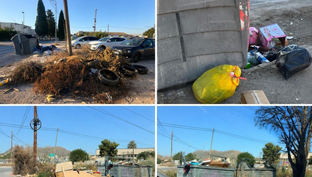 Abandono y suciedad en el barrio del Cementerio 