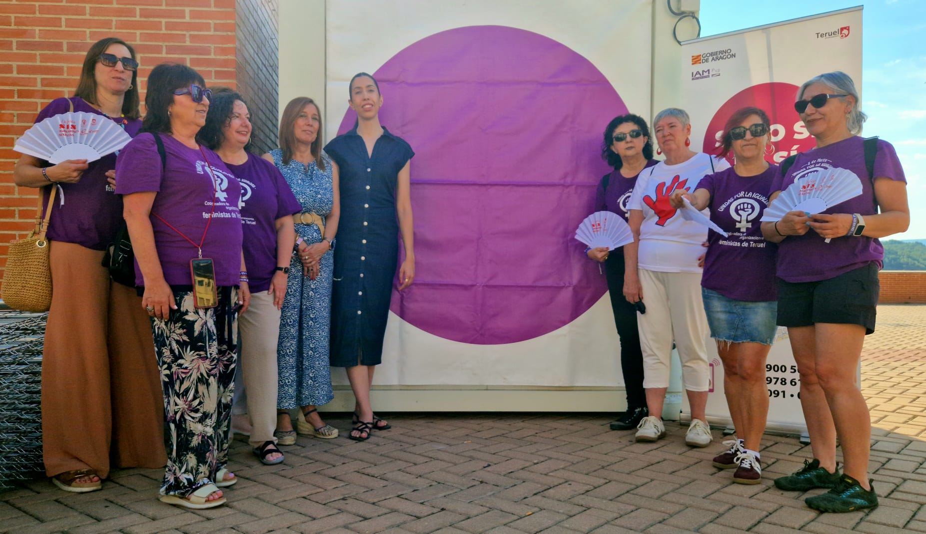 Un QR permitirá localizar el Punto Violeta en La Vaquilla de Teruel Un QR permitirá localizar el Punto Violeta en La Vaquilla de Teruel