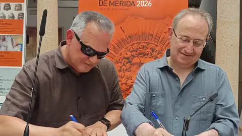 El Festival de Mérida y la ONCE renuevan su colaboración en favor de la inclusión con 'Medea' en el Teatro María Luisa El Festival de Mérida y la ONCE renuevan su colaboración en favor de la inclusión con 'Medea' en el Teatro María Luisa