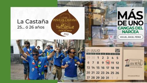 Algunos miembros de la Pe&ntilde;a La Casta&ntilde;a