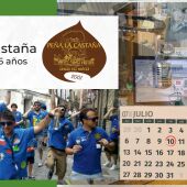 Algunos miembros de la Peña La Castaña