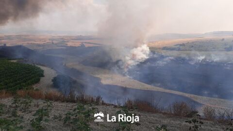 Incendio en La Rioja