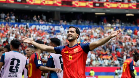 Mikel Merino tras vencer a B&eacute;lgica 