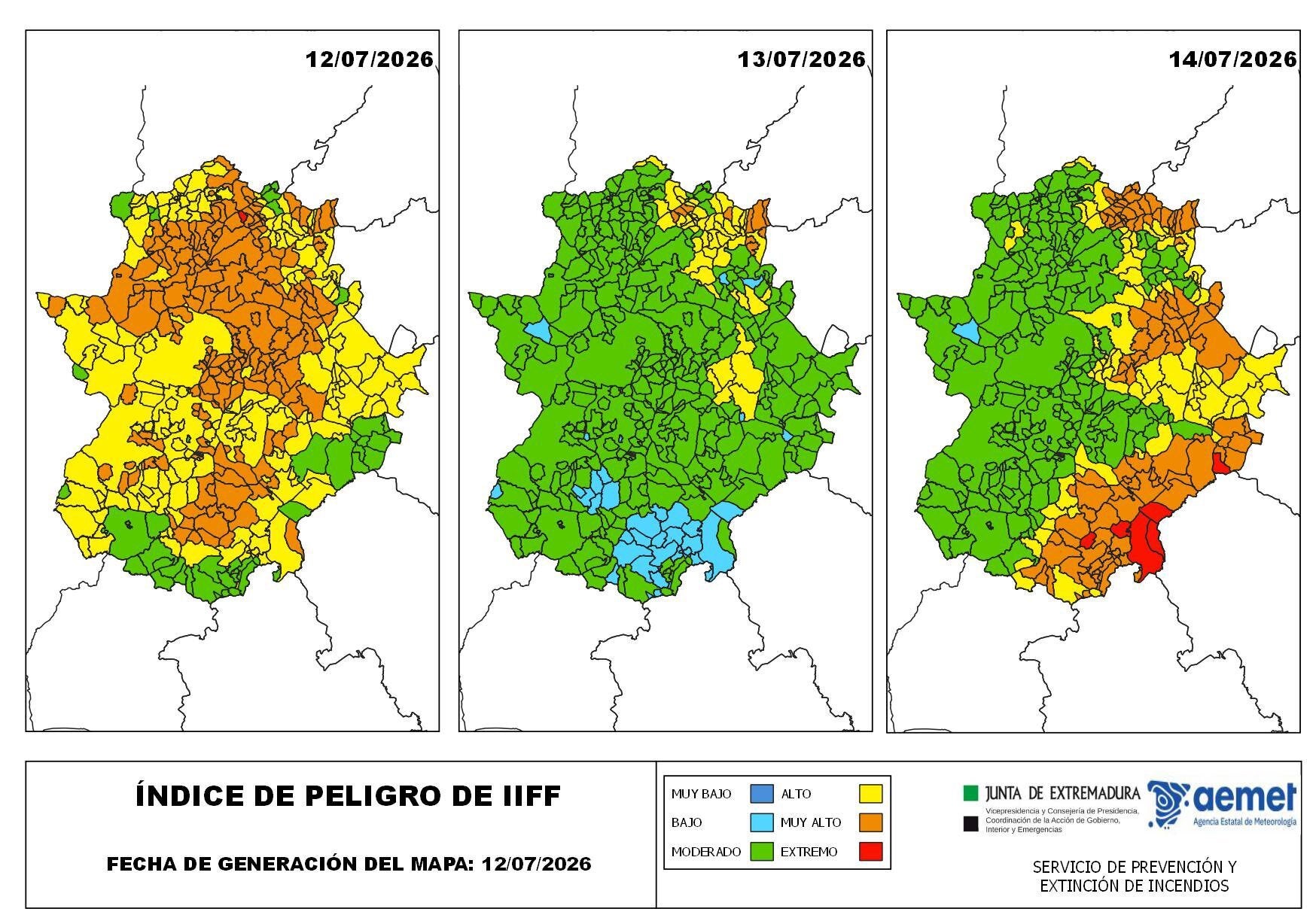 El INFOEX intervino en 37 incendios forestales durante la última semana El INFOEX intervino en 37 incendios forestales durante la última semana