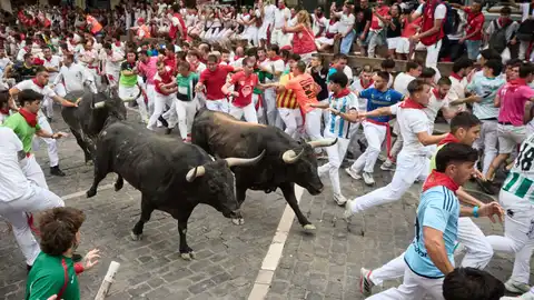 Séptimo encierro de los Sanfermines de 2026 Séptimo encierro de los Sanfermines de 2026/ Eduardo Sanz / Europa Press