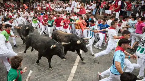 Séptimo encierro de los Sanfermines de 2026 Séptimo encierro de los Sanfermines de 2026/ Eduardo Sanz / Europa Press