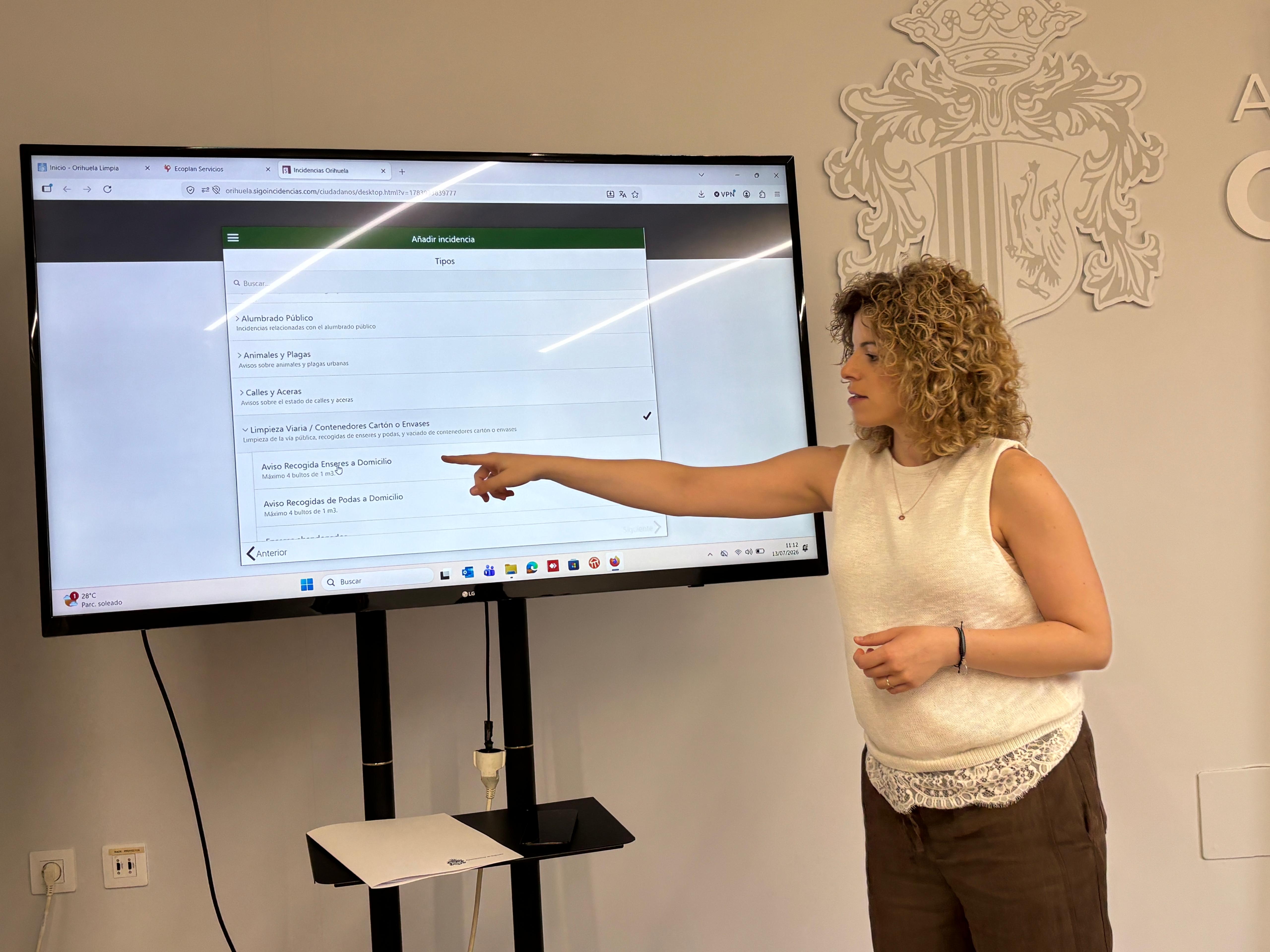 Orihuela incorpora a la aplicación web municipal las incidencias de Limpieza Viaria y RSU para mejorar el servicio en la costa Orihuela incorpora a la aplicación web municipal las incidencias de Limpieza Viaria y RSU para mejorar el servicio en la costa