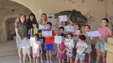 Más de una treintena de niños participan en el primer campamento de verano de la Fundación Antonio Pérez Más de una treintena de niños participan en el primer campamento de verano de la Fundación Antonio Pérez
