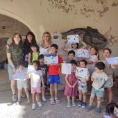 Más de una treintena de niños participan en el primer campamento de verano de la Fundación Antonio Pérez