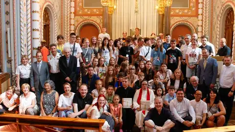 Els joves ucraïnesos que han participat del programa 'Vacances en pau' Els joves ucraïnesos que han participat del programa 'Vacances en pau'