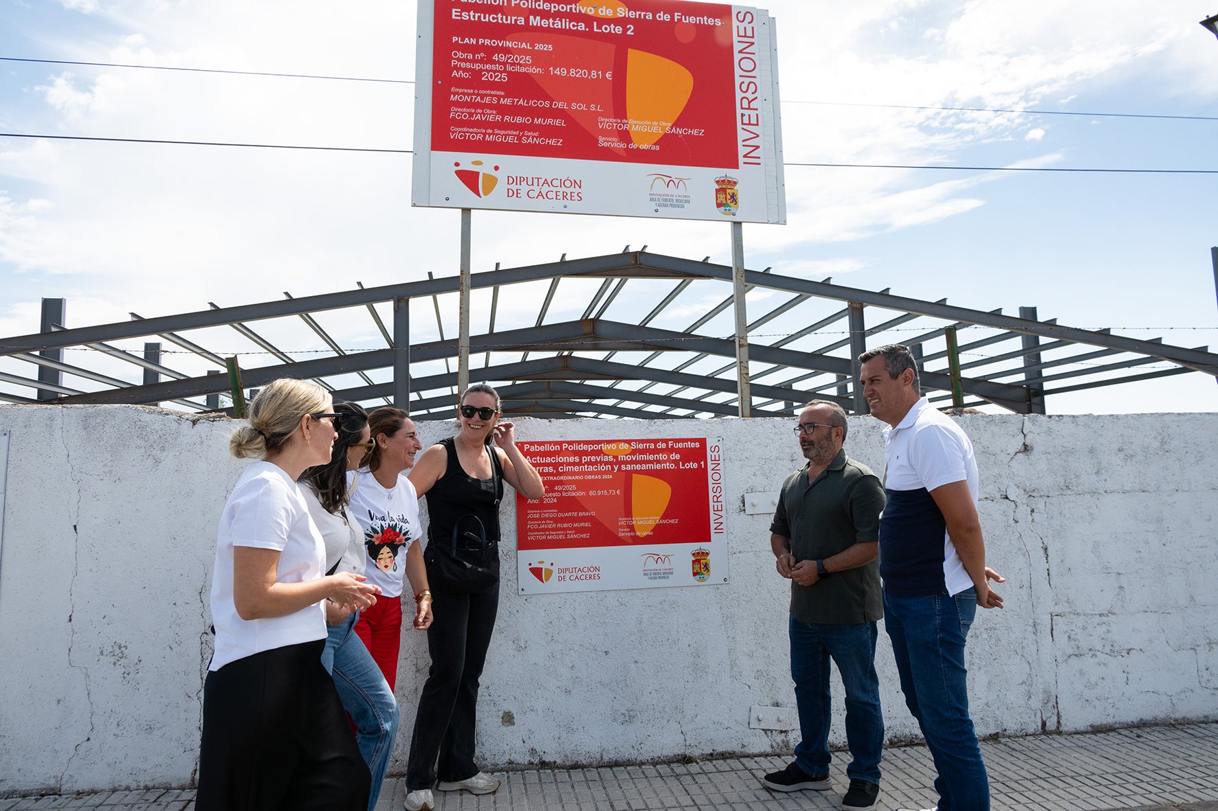 Miguel Ángel Morales destaca el compromiso de la Diputación con Sierra de Fuentes a través de nuevas inversiones en infraestructuras Miguel Ángel Morales destaca el compromiso de la Diputación con Sierra de Fuentes a través de nuevas inversiones en infraestructuras