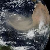Polvo atmosférico del desierto en una imagen de archivo. 