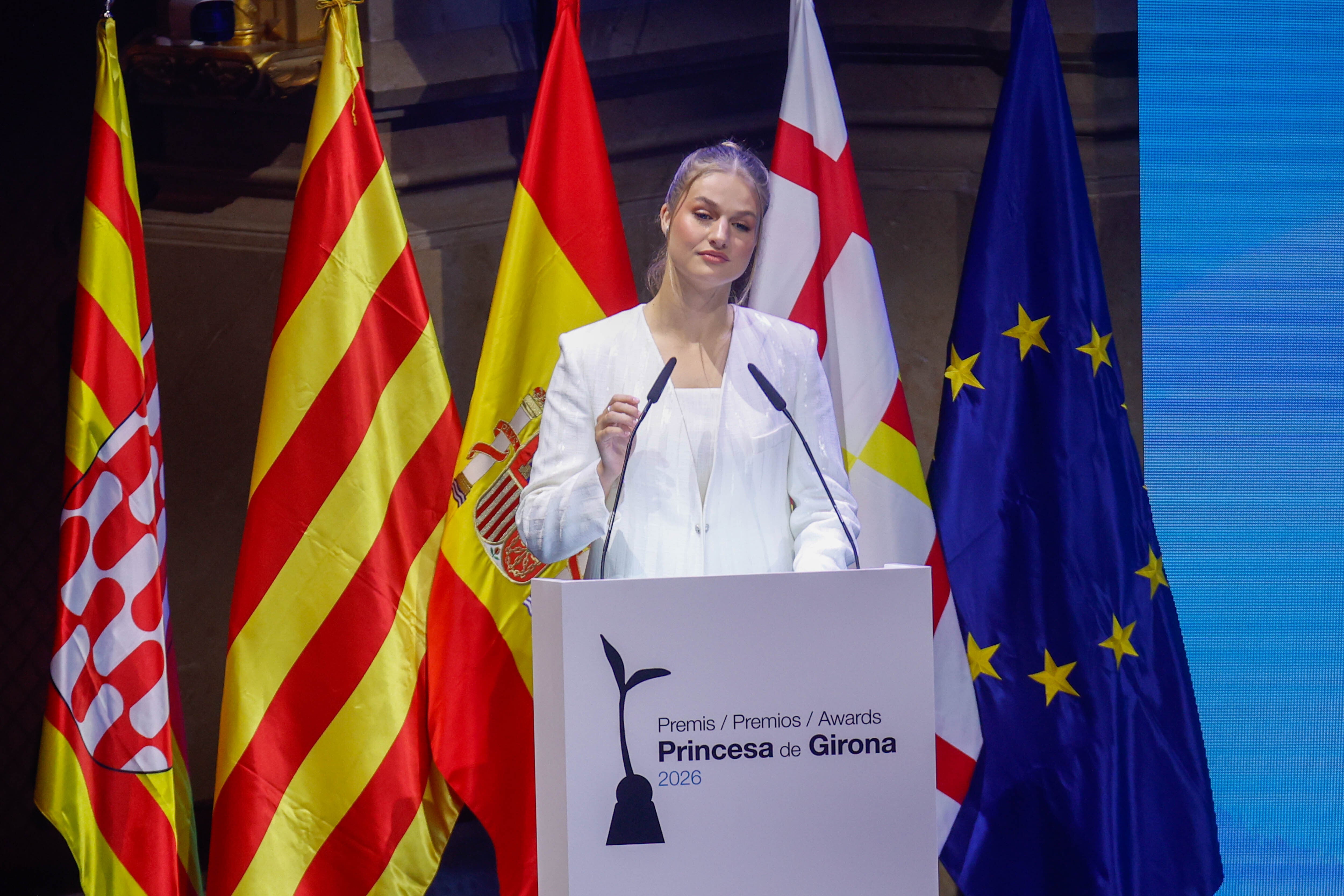 El aplaudido discurso de la princesa Leonor sobre sus influencers favoritos: "Tengo que confesarlo de una vez" El aplaudido discurso de la princesa Leonor sobre sus influencers favoritos: "Tengo que confesarlo de una vez"