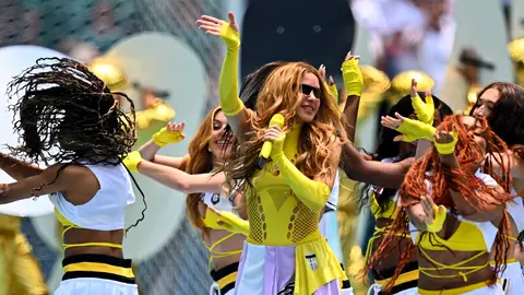 Shakira durante una actuación en el Mundial de Fútbol 2026 Shakira durante una actuación en el Mundial de Fútbol 2026