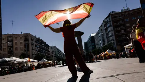 Aficionados de la selección española durante la celebración del partido entre España y Argentina, en el Movistar Arena, a 19 de julio de 2026, en Madrid Aficionados de la selección española durante la celebración del partido entre España y Argentina, en el Movistar Arena, a 19 de julio de 2026, en Madrid