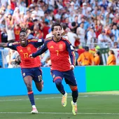 Ferran Torres celebra el gol de la victoria con su compañero Nico Williams durante la final de la Copa Mundial de la FIFA 2026 entre España y Argentina, disputada en el New York New Jersey Stadium el 19 de julio de 2026 en East Rutherford, Nueva Jersey. Ferran Torres celebra el gol de la victoria con su compañero Nico Williams durante la final de la Copa Mundial de la FIFA 2026 entre España y Argentina, disputada en el New York New Jersey Stadium el 19 de julio de 2026 en East Rutherford, Nueva Jersey.