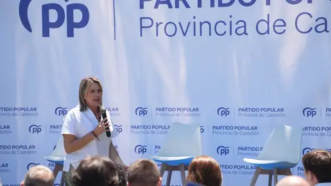 Marta Barrachina en un acto del PP en Castellón Marta Barrachina en un acto del PP en Castellón