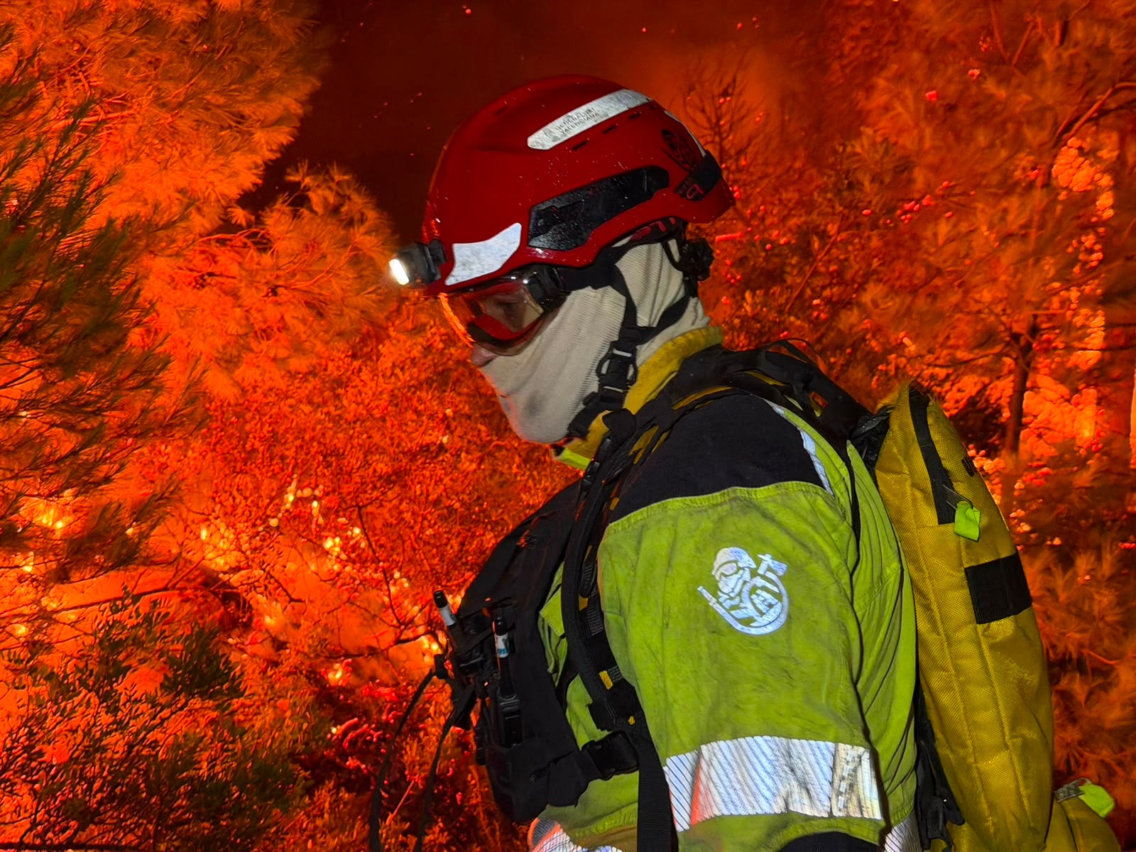 Se investiga el origen del fuego de La Vall d'Uixó, aunque todo apunta a que fue intencionado Se investiga el origen del fuego de La Vall d'Uixó, aunque todo apunta a que fue intencionado