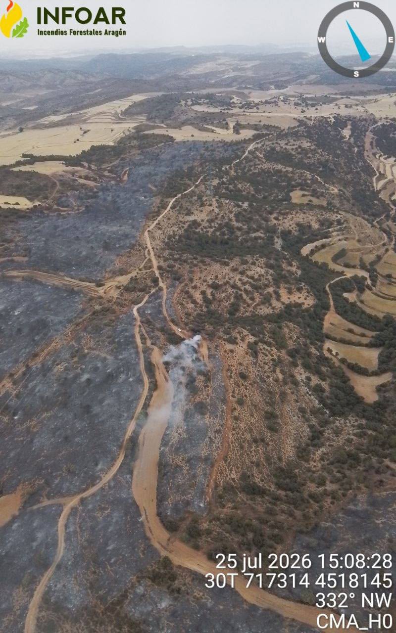 El fuego ha arrasado más de 38.000 hectáreas en Aragón El fuego ha arrasado más de 38.000 hectáreas en Aragón