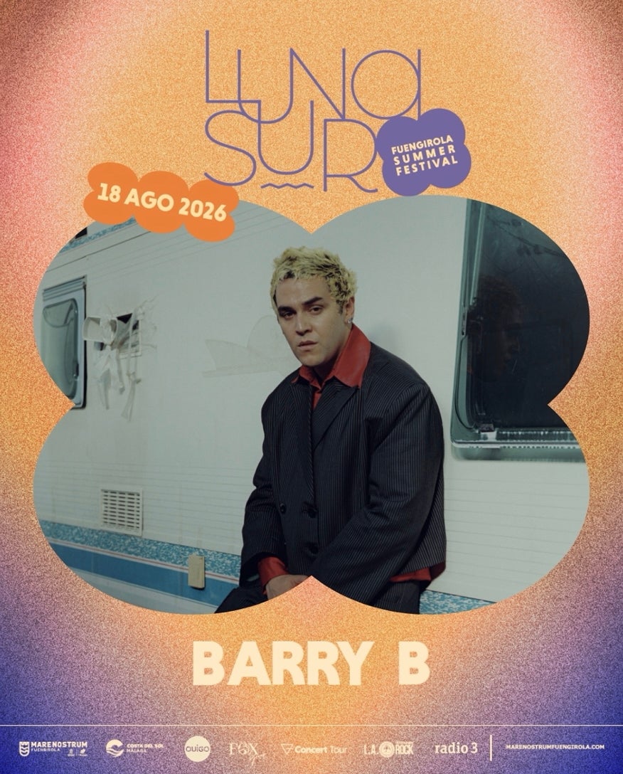 Barry B cierra el cartel de Luna Sur en Marenostrum Fuengirola 2026 Barry B cierra el cartel de Luna Sur en Marenostrum Fuengirola 2026