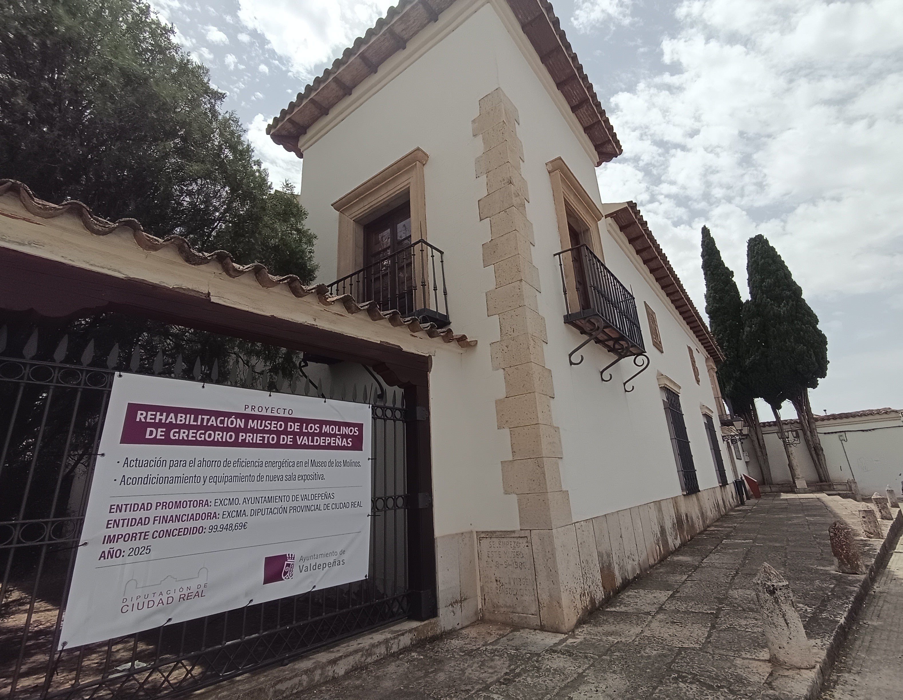 Obras de mejora en el Museo de los Molinos de Valdepeñas Obras de mejora en el Museo de los Molinos de Valdepeñas