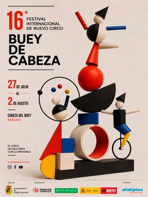 Pepe Viyuela y Jorge Blass encabezan el XVI Festival de Nuevo Circo "Buey de Cabeza" de Cabeza del Buey Pepe Viyuela y Jorge Blass encabezan el XVI Festival de Nuevo Circo "Buey de Cabeza" de Cabeza del Buey