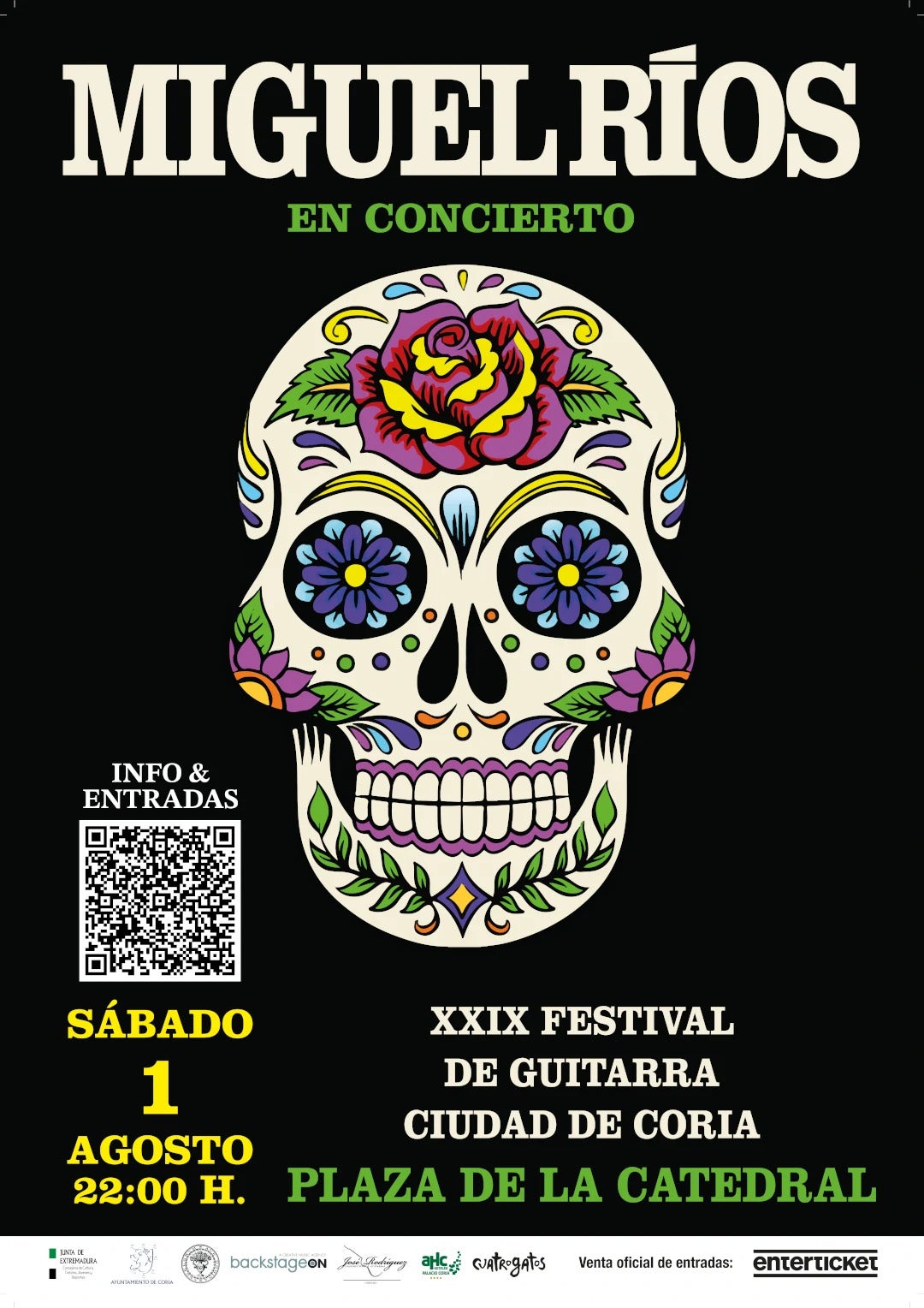 Miguel Ríos inaugura este sábado con un concierto el Festival Internacional de Guitarra de Coria Miguel Ríos inaugura este sábado con un concierto el Festival Internacional de Guitarra de Coria
