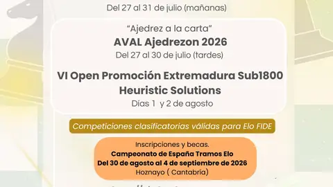 El Festival Internacional de Ajedrez de Extremadura celebra su sexta edición consolidando a Guareña como referente del ajedrez El Festival Internacional de Ajedrez de Extremadura celebra su sexta edición consolidando a Guareña como referente del ajedrez