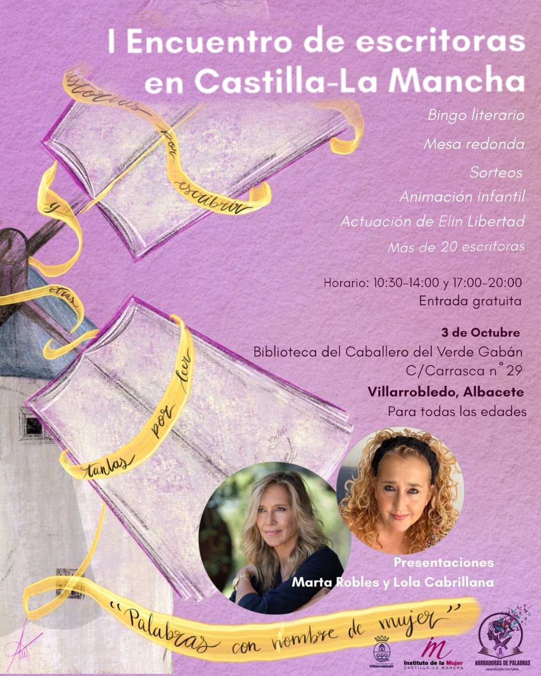 El I Encuentro de Escritoras de Castilla-La Mancha se celebrará en Villarrobledo El I Encuentro de Escritoras de Castilla-La Mancha se celebrará en Villarrobledo
