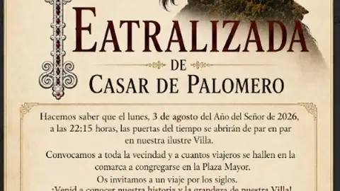 Vecinos de Casar de Palomero protagonizan este lunes una visita teatralizada por las calles de la localidad Vecinos de Casar de Palomero protagonizan este lunes una visita teatralizada por las calles de la localidad