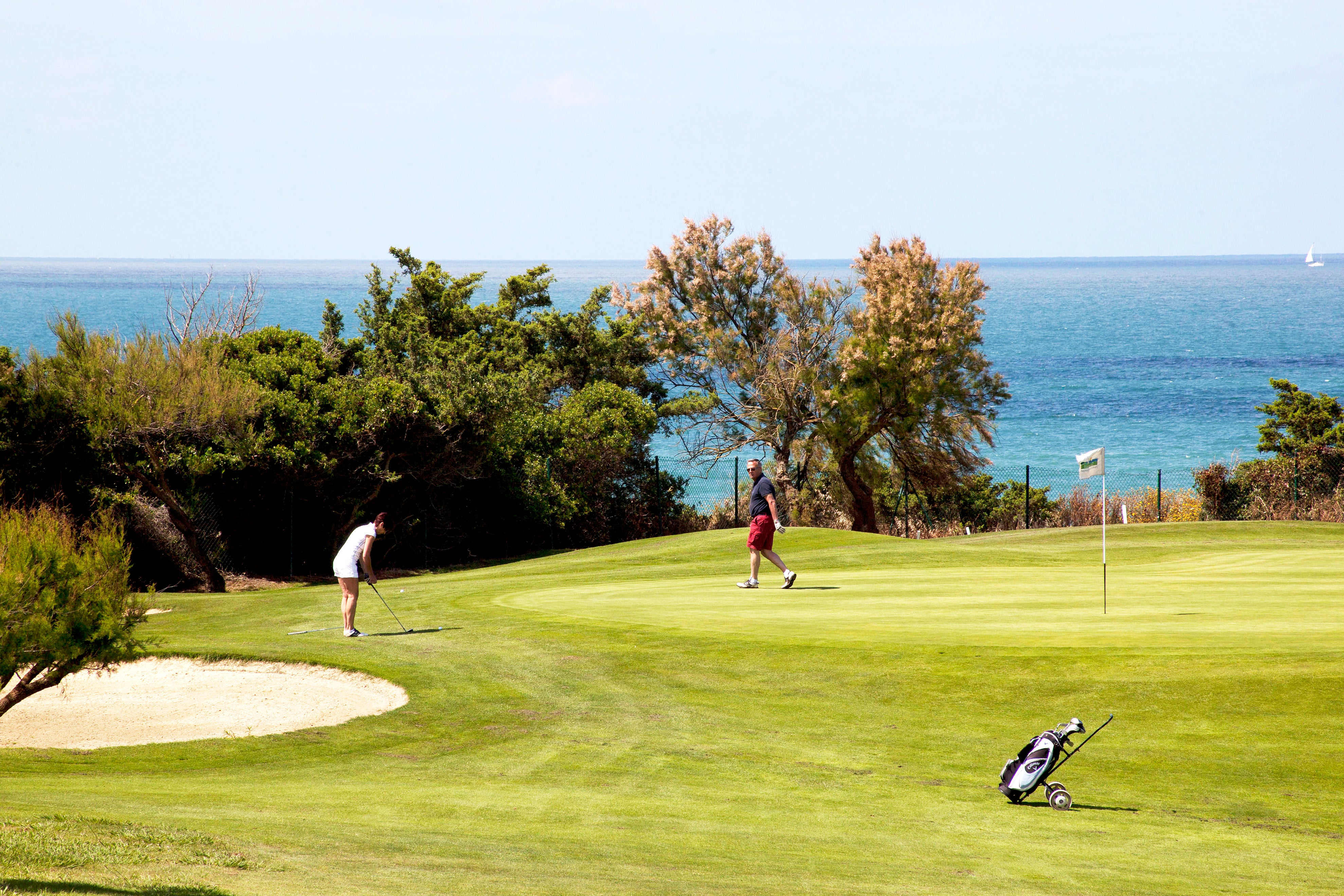 Golf en Sancti Petri. Golf en Sancti Petri.