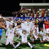 Equipo de Marruecos celebrando la victoria del COTIF