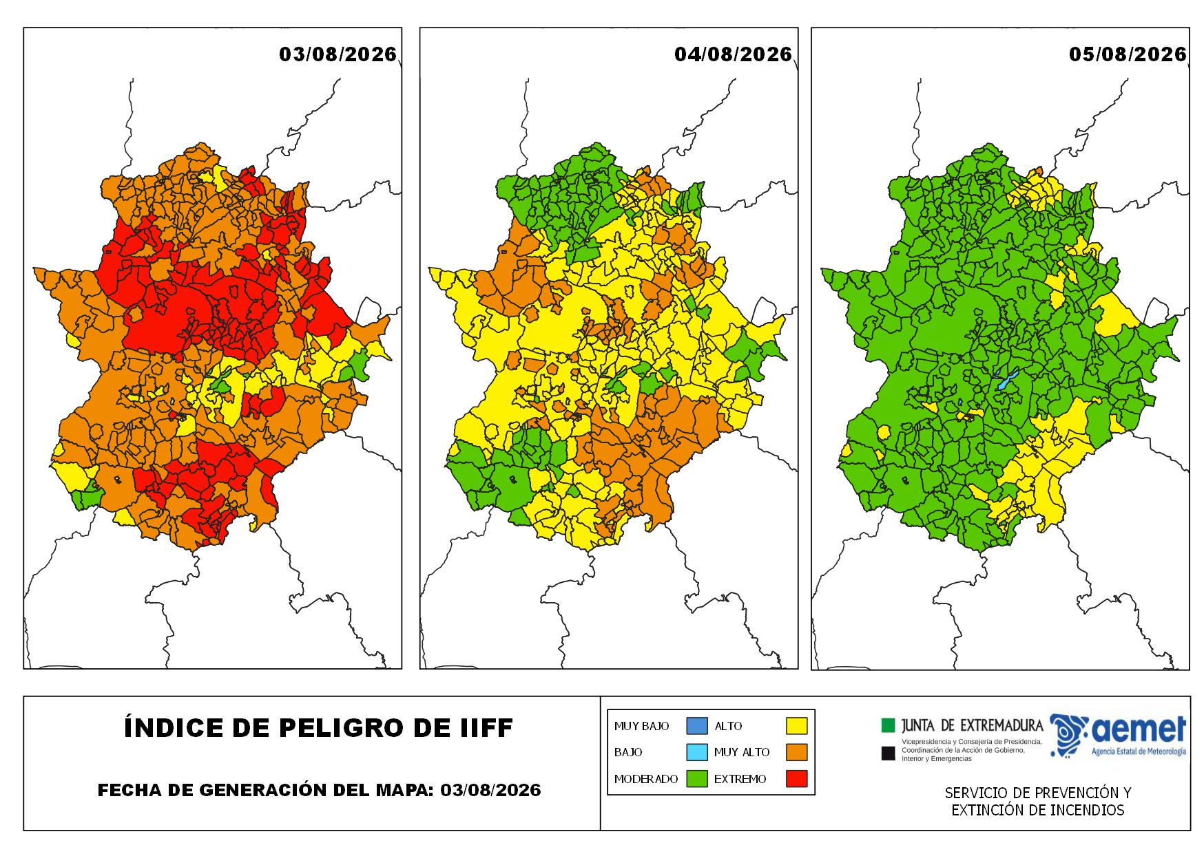Este lunes aún permanecerá la región bajo riesgo muy alto y extremo por incendios forestales, el riesgo irá bajando a lo largo la semana Este lunes aún permanecerá la región bajo riesgo muy alto y extremo por incendios forestales, el riesgo irá bajando a lo largo la semana