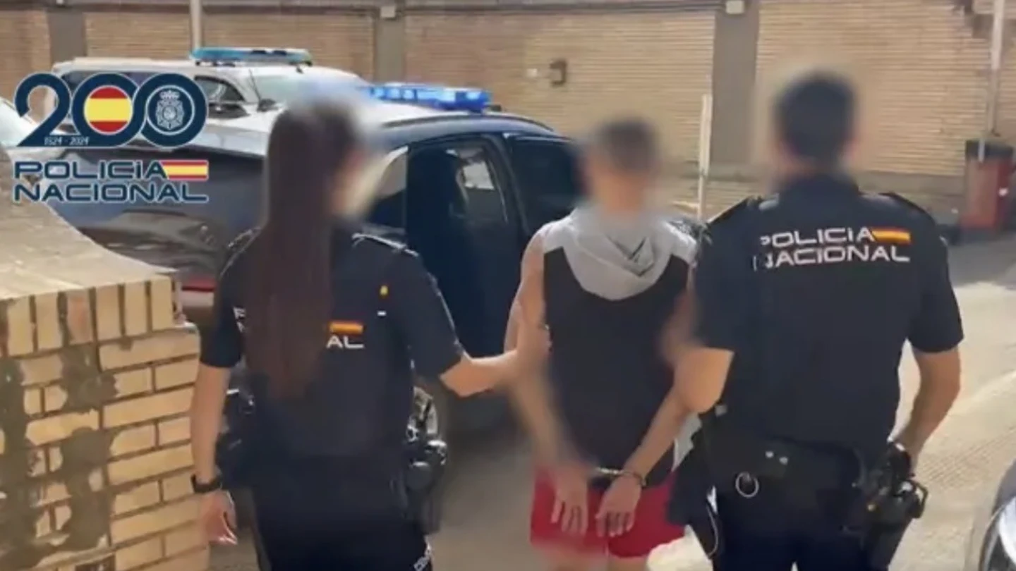 Momento de la detención. Momento de la detención.