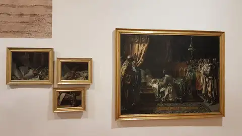 Alzira recibe el cuadro de Jaume I Alzira recibe el cuadro de Jaume I