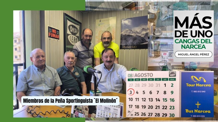Miembros de la Pe&ntilde;a Sportinguista `El Molin&oacute;n&acute;
