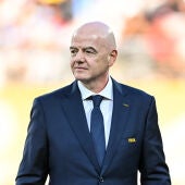 FIFA president Gianni Infantino looks on after the FIFA World Cup 2026 Final match between Spain and Argentina at New York New Jersey Stadium on July 19, 2026 in East Rutherford, United States.