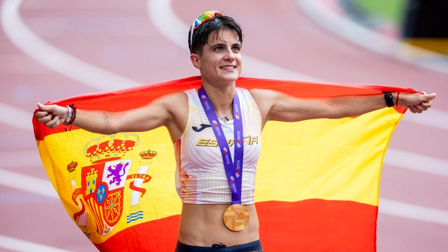 La atleta Mar&iacute;a P&eacute;rez consigue la medalla de oro en el Mundial de Tokyo