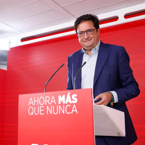 El secretario general del PSOE de Madrid y ministro para la Transformación Digital y de la Función Pública, Óscar López.