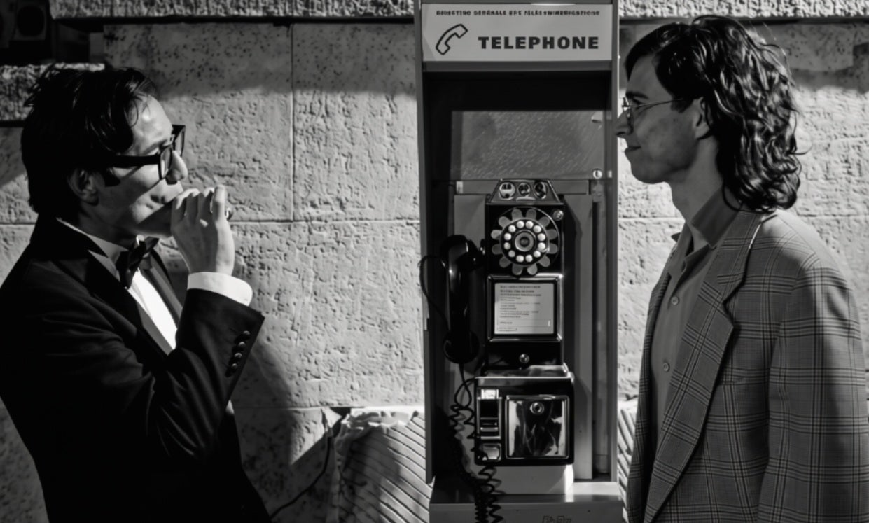 Carlos Santos (Chicho Ibáñez Serrador) y Marco Steel (Steven Spielberg), en 'Montecarlo 67' Carlos Santos (Chicho Ibáñez Serrador) y Marco Steel (Steven Spielberg), en 'Montecarlo 67'