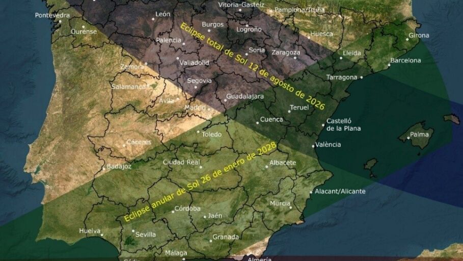 El eclipse solar del 12 de agosto sumirá a Cantabria en la oscuridad absoluta entre uno y dos minutos