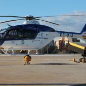 Un helicóptero medicalizado acudió al lugar del suceso