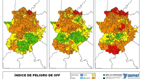 El riesgo de incendios forestales en Extremadura irá escalando a lo largo de la semana El riesgo de incendios forestales en Extremadura irá escalando a lo largo de la semana